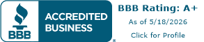BBB Accredited Business — A rating